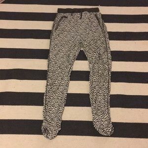 Heart print sweatpants